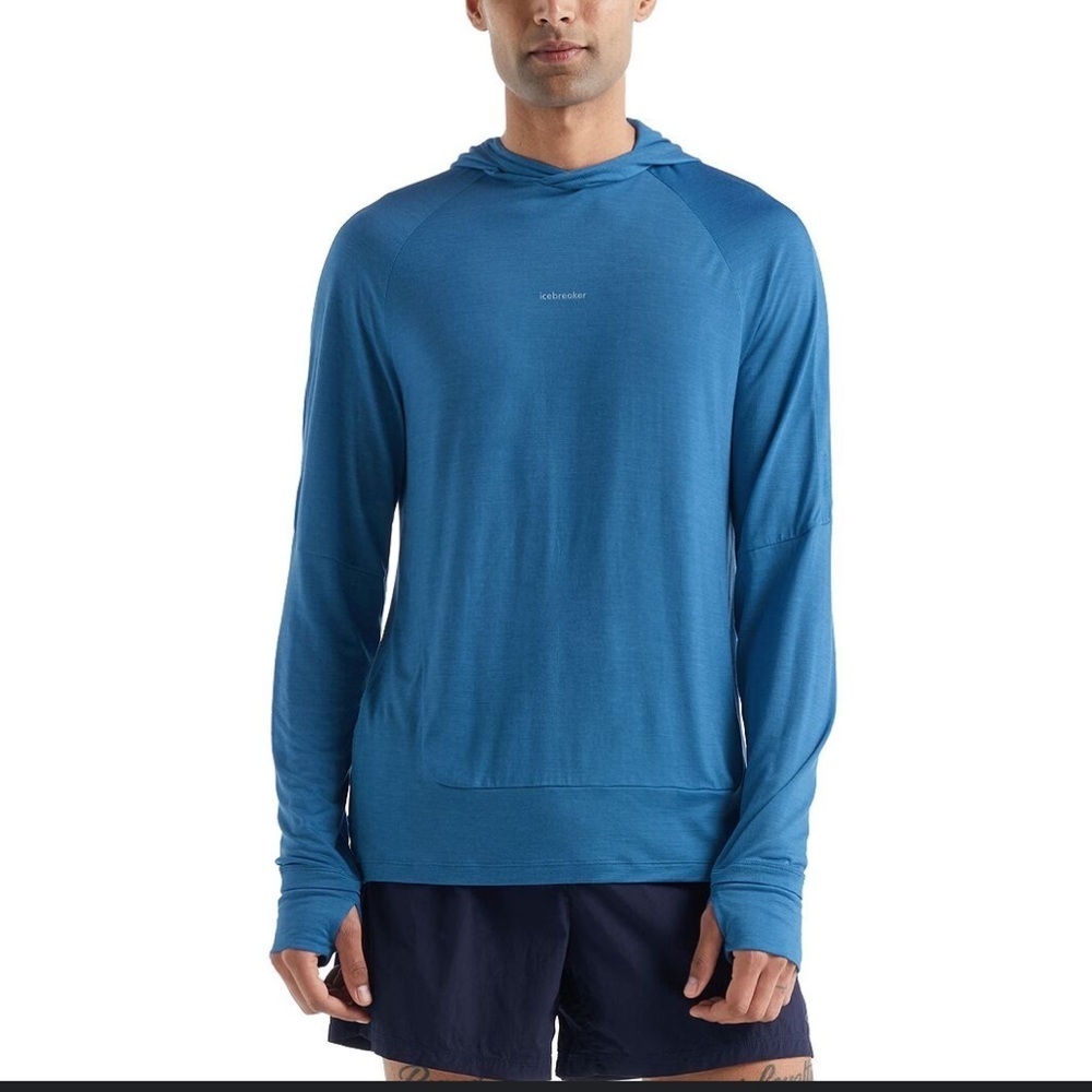Men’s Ice breaker Cool-Lite Long-Sleeve Outdoor Hoodie | SIZE XL Merino Wool